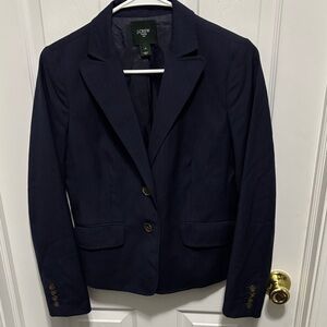 J. Crew Navy Blazer with Button Details